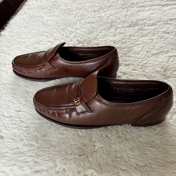 Florsheim Rich Brown Leather Slip-On/Loafers Men’s Shoes size 10.5 B main image 10